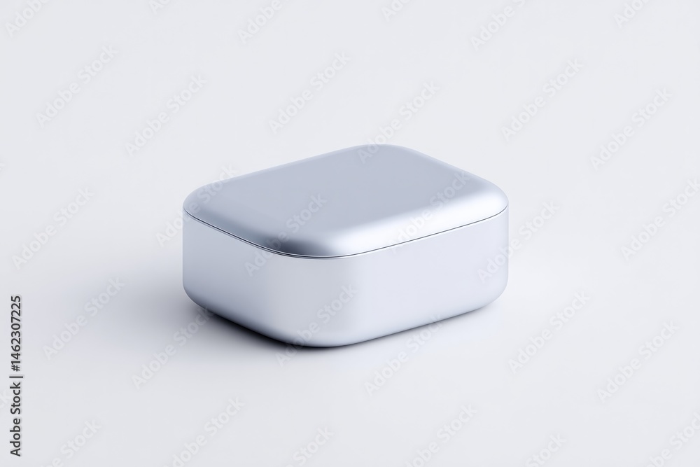 Aufkleber sleek modern electronic device isolated and centered on pristine white background offering ample cop