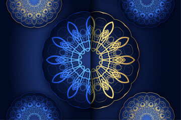 Flower Shaped Mandalas with Sunburst Inspired Detailing

