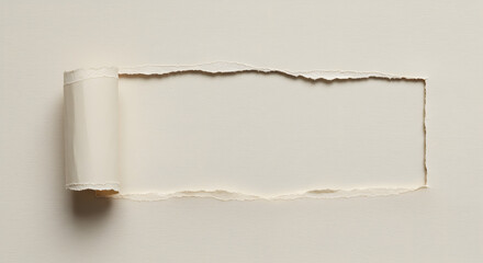 Torn Beige Paper