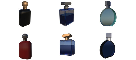 Realistic Perfume Bottle mockup