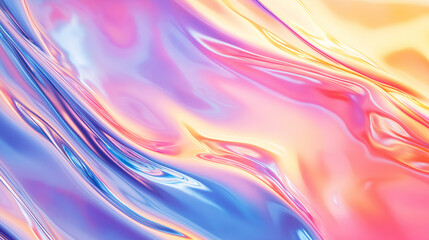 Fototapeta premium abstract colorful background,Abstract liquid metal gradient background, flowing silver and gold textures with iridescent reflections, minimalist geometric distortions, 8k resolution, soft depth of fie