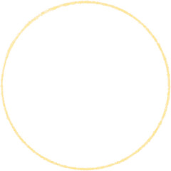 Gold Glitter Circle Frame Golden Elegant or Luxury Isolated Design Element for Anniversary Border or Frame