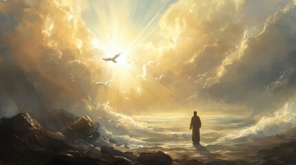 Hope Eternal: Trusting in God's Plan - A steadfast trust in God's divine plan, where believers find hope and comfort in the assurance of a future filled with promise