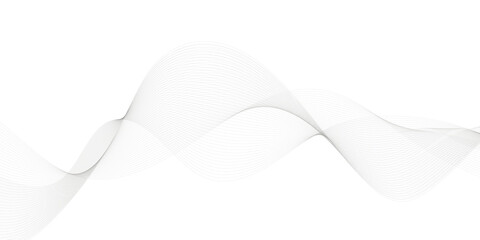 Abstract background with wave curve lines. Frequency sound wave line and technology concept background.