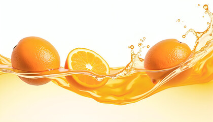 orange juice splash