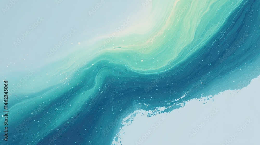Poster swirling whirlpool of vibrant colors creating abstract design that mesmerizes and captivates