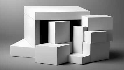 abstract 3d cube