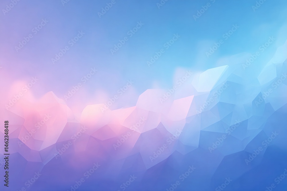 Poster abstract pastel gradient filling frame creating serene minimalistic background with ample copy space