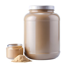 Protein Powder Best Supplements for Muscle Growth  Fitness isolated on transparent background