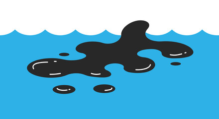 Oil Spill in the Sea - Разлив нефти в море  