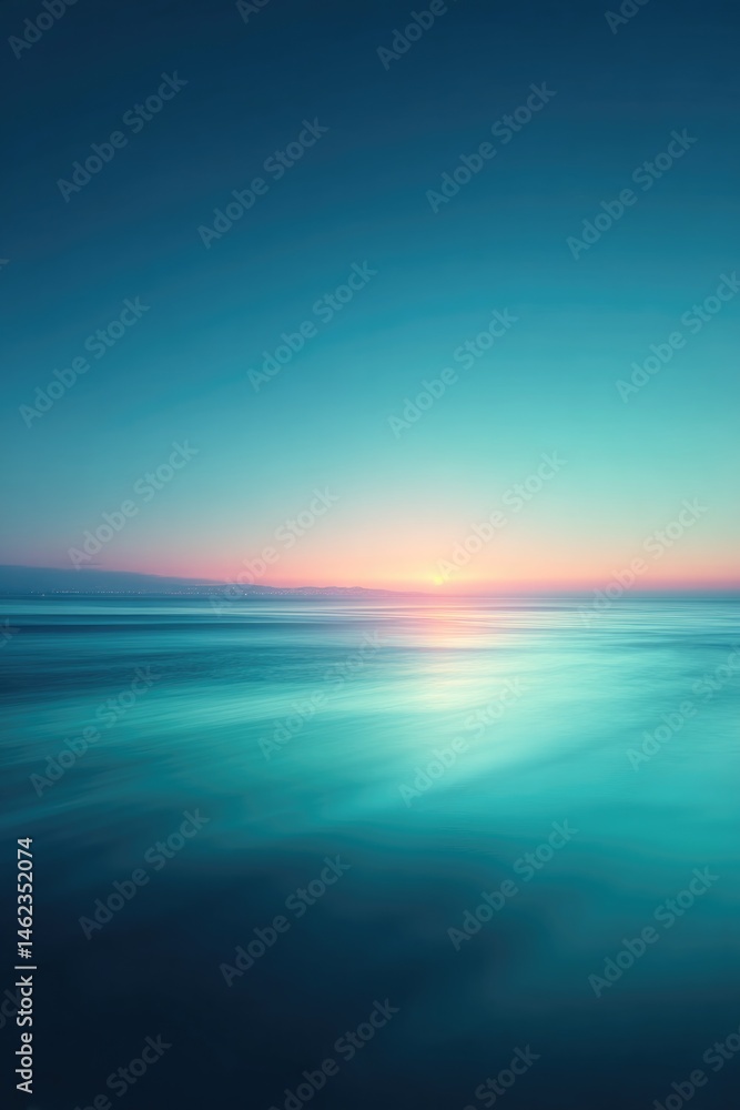 Poster capture minimalistic abstract scene highlighting intentional blurriness in vast environment with ple
