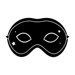 Sleep Mask silhouette vector