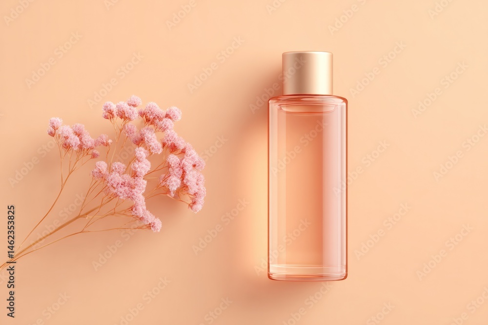 Poster capture essence of seasonal aromas with single object on smooth solid color background