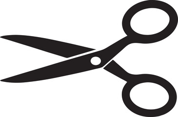 scissor silhouette, scissor icon vector illustration on a white background
