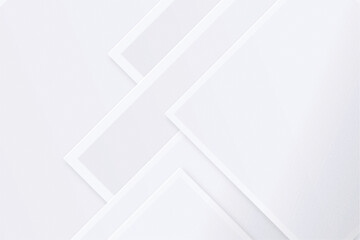 Digital technology background with a hexagon frame in white tone