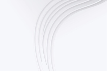 White cloth background, abstract with soft waves
