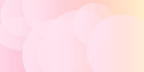Minimalist banner background  pastel colorful  pink and yellow gradations modern circle Lots