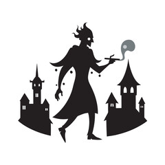 Crimson Curse Flowing Through Ancient Scroll