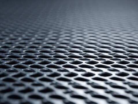 Lattice steel roof with intricate pattern and texture