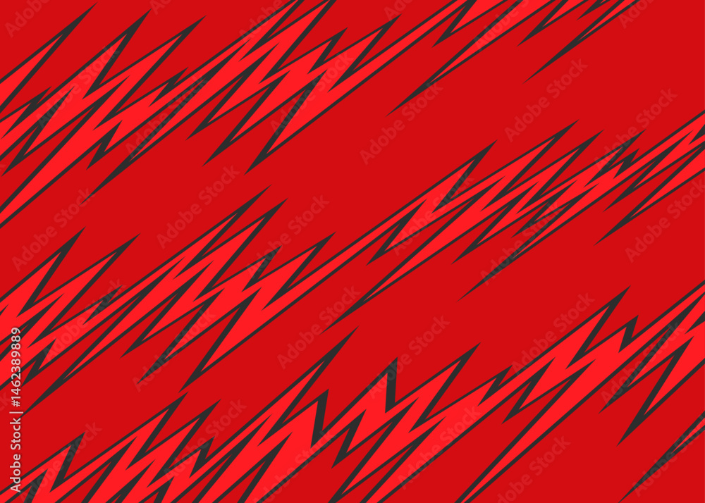 Aufkleber minimalist background with diagonal zigzag line pattern and with some copy space area