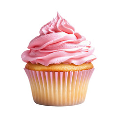 Pink cupcake, sweet treat
