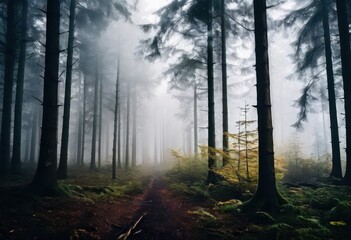 Fototapeta premium Mystical Forest Path