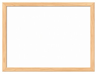 Obraz premium Picture frame with white blank space inside, mock up template background