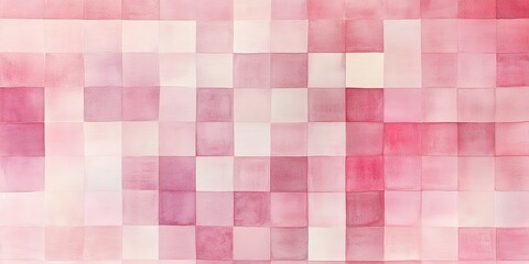 Fototapeta premium Abstract Pink Square Pattern