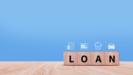 Loan, Financial loan agreement concept, investment and finance concept, fundraising, Personal Loan Assessment and Loans concept. Financial loan agreement