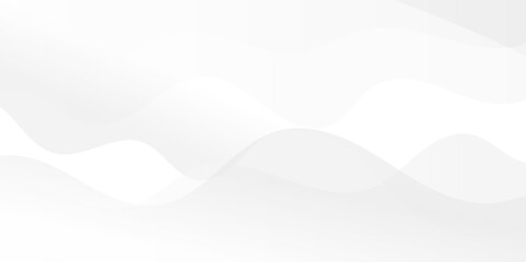Gray White Abstract Paper Wavy Lines Background Texture Image Design with Smooth Curves. 
