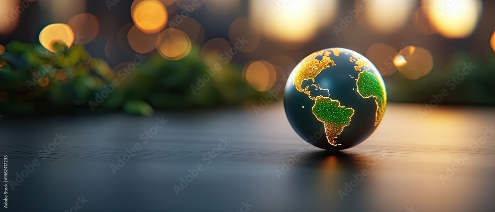 Poster a conceptual of a futuristic digital marketplace for carbon offset trading, featuring a sleek interf