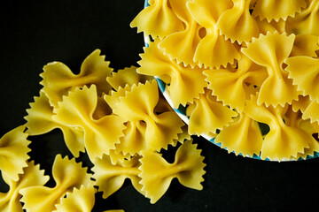 Italian Farfalle Dried Pasta Food Staple