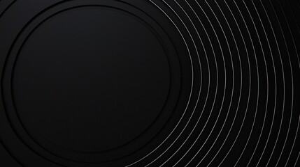 Dark concentric circles design with subtle lines.
