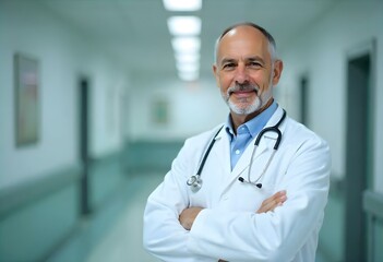 portrait of a smiling doctor