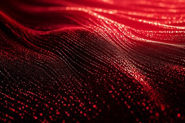 Fototapeta premium Textured Abstract Red Glitter Background with Sparkling Effect.