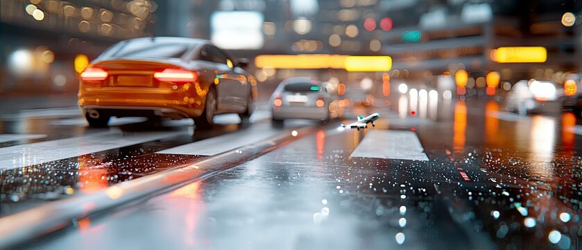 A futuristic, minimalist digital visualization of an advanced air traffic control interface, featuring holographic displays, data analytics, and a sleek, technology-driven aesthetic.