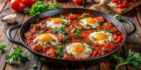 Vibrant Shakshuka: Easter Brunch Eggs in Spicy Tomato Sauce