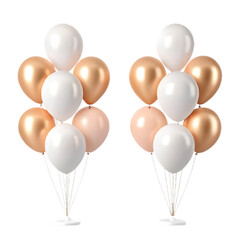 Balloon set design illustration 