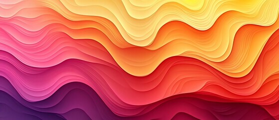 Fototapeta premium Abstract Colorful Wave Pattern