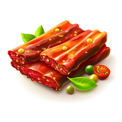
Clipart of Jerky clipart, Decorate for Processed Foods shop, isolated on white background