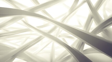 Abstract architectural interior design perspective.