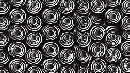 Abstract concentric circle pattern