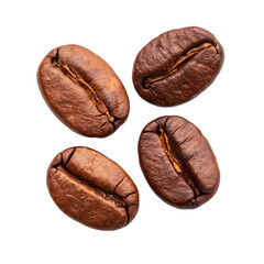 Obraz premium coffee beans isolated on white background