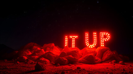 give it up isolated with white highlights, png