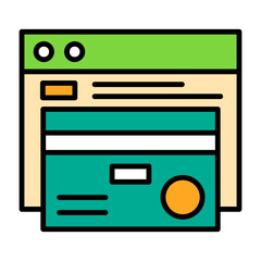 Online banking Vector Icon