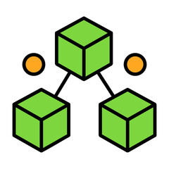 Blockchain Vector Icon