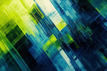 Abstract Geometric Design With Vibrant Colors