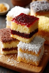 Assorted Lamingtons with Toppings – National Lamington Day