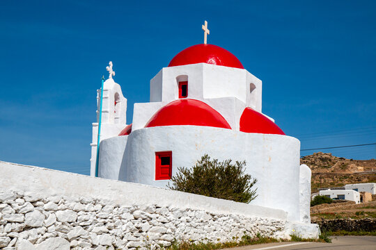 Mykonos old city Holy Church of Saint Sofia Mykonos Island South Aegean Region (S&uuml;dliche &Auml;g&auml;is) Greece