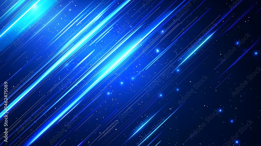 Poster abstract digital art design with diagonal lines and bright light.